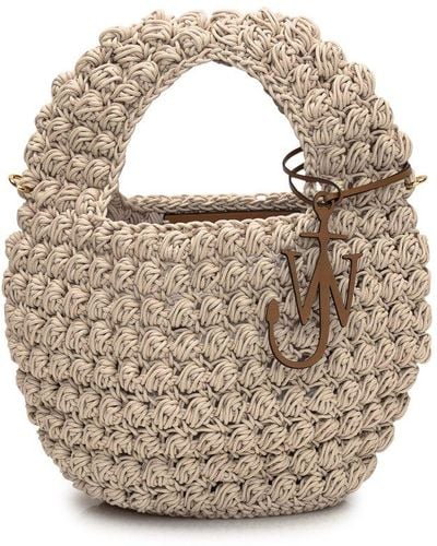 JW Anderson Popcorn Basket Bag - Metallic