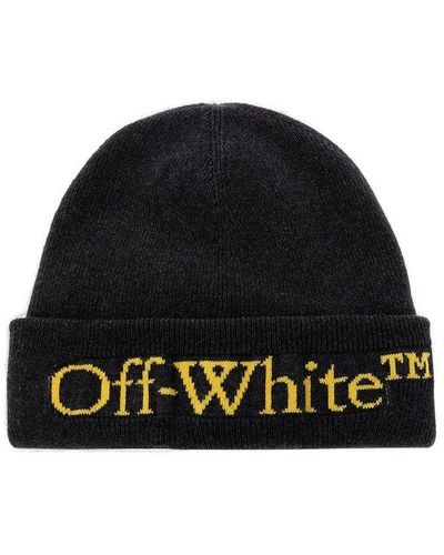 Off-White c/o Virgil Abloh Beanie With Logo - Black