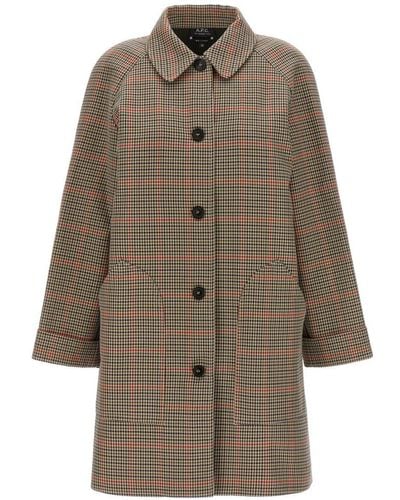 A.P.C. Louanne Coats, Trench Coats - Natural