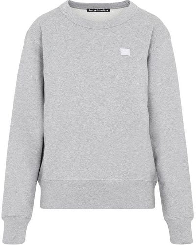 Acne Studios Cotton Sweatshirt - Gray