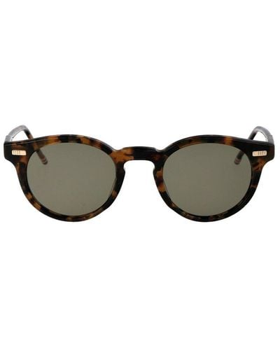 Thom Browne Round Frame Sunglasses - Brown