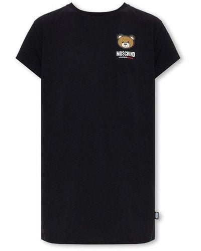 Moschino Long T-Shirt, ' - Black