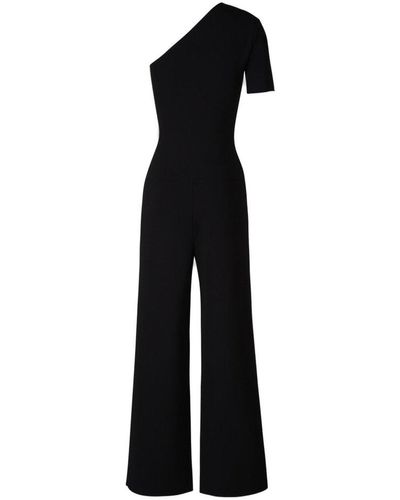 Stella McCartney Asymmetric Sleeve Jumpsuit - Black