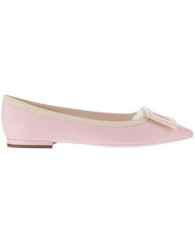 Roger Vivier Ballet Court Shoes - Pink