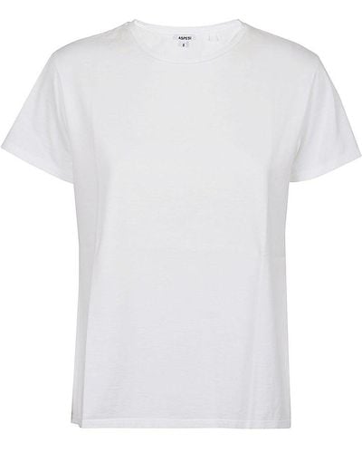 Aspesi Crewneck Short-sleeved T-shirt - White