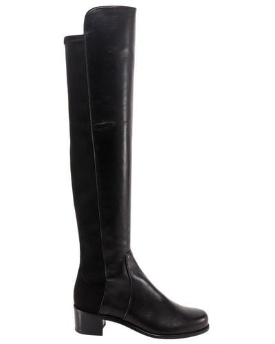 Stuart Weitzman Reddy 5050 Leather Over-the-knee Boot - Black