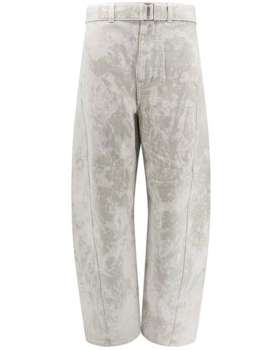 Lemaire Twisted Belted Trousers - Grey