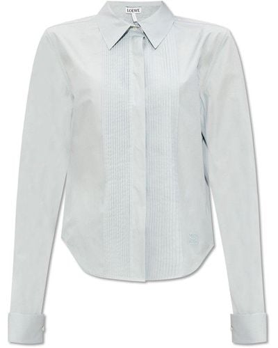 Loewe Cotton Shirt, - White