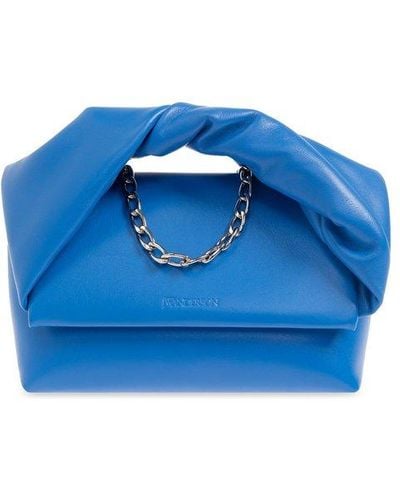 JW Anderson Twister Medium Top Handle Bag - Blue