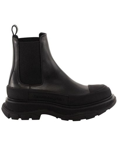 Alexander McQueen Tread Slick Chelsea Boots - Black