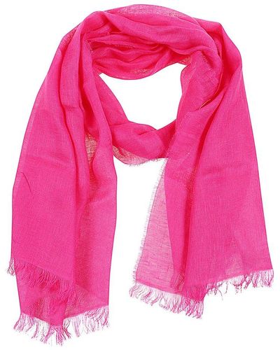 Weekend by Maxmara Butterfly Embroidered Stole - Pink
