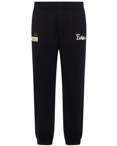 Evisu Classic Daycock Jogging Pants - Black