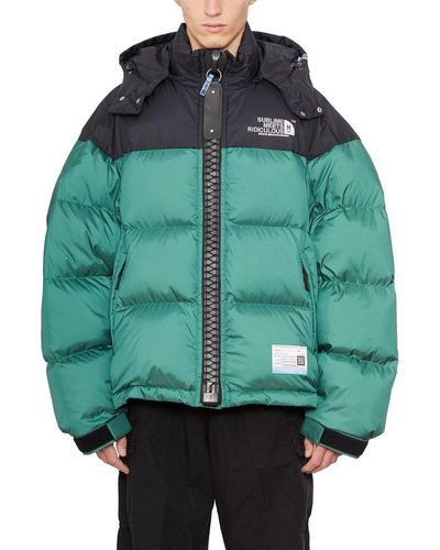 Maison Mihara Yasuhiro Super Big Zipped Padded Jacket - Green