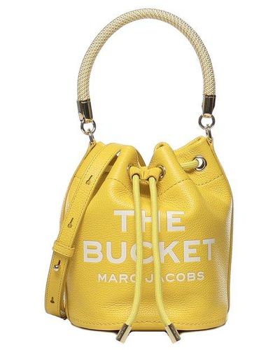 Marc Jacobs The Bucket Bag In Leather - Metallic