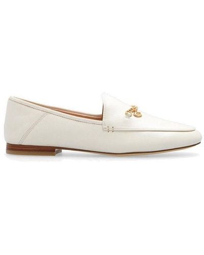 COACH Hanna Leather Loafers - White