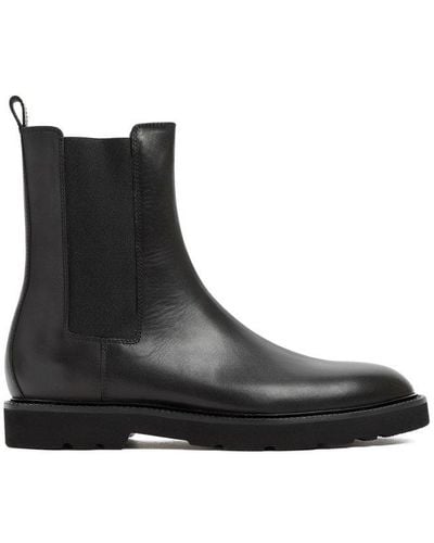 Paul Smith Elton Slip-on Boots In Leather - Black