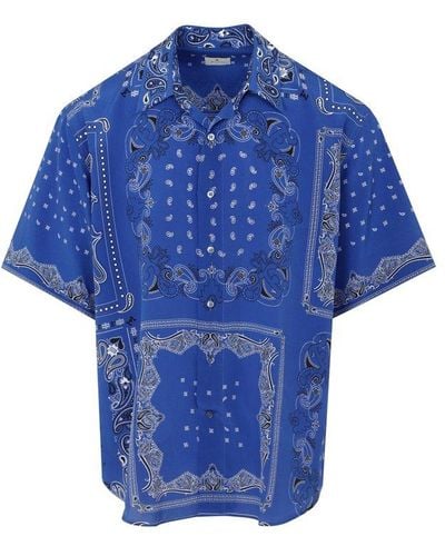 Etro Confort Silk Shirt - Blue
