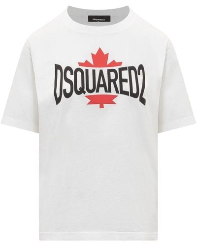 DSquared² Leaf T-shirt - White
