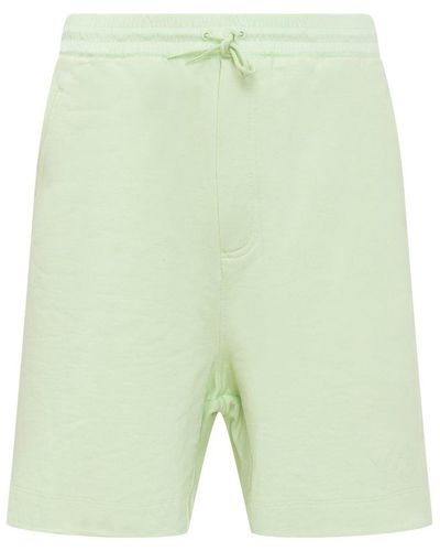 Y-3 Knee-length Drawstring Track Shorts - Green