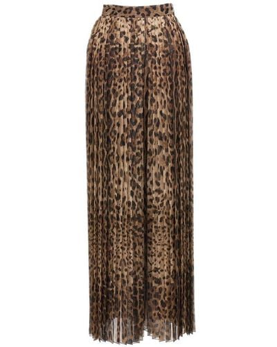 Dolce & Gabbana Leopardo' Trousers - Brown