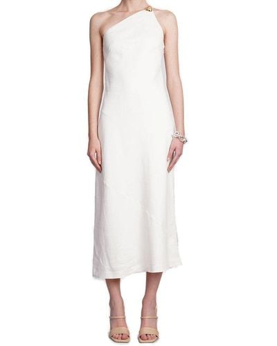Cult Gaia Rinley One Shoulder Maxi Dress - White