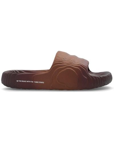 adidas Originals Adilette 22 Slip-on Slides - Brown