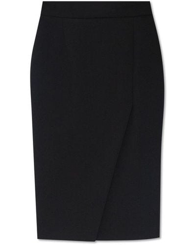Moschino Pencil Skirt, - Black