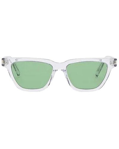 Saint Laurent Cat-eye Frame Sunglasses - Green