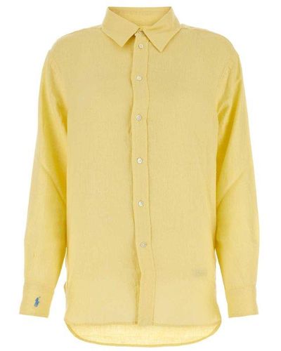 Polo Ralph Lauren Oversize Fit Shirt - Yellow