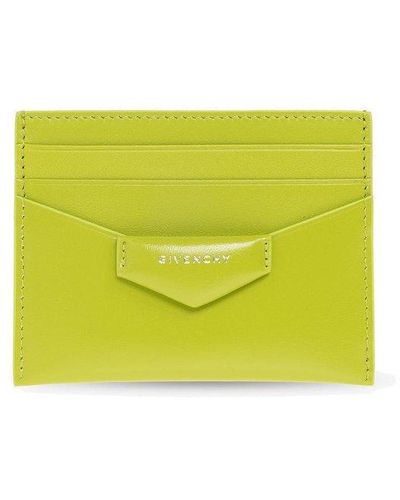 Givenchy Leather Card Case - Yellow