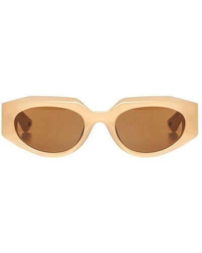 Fear Of God Oval Frame Sunglasses - Brown