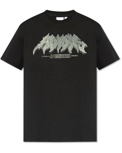 adidas Originals Logo-printed Crewneck T-shirt - Black