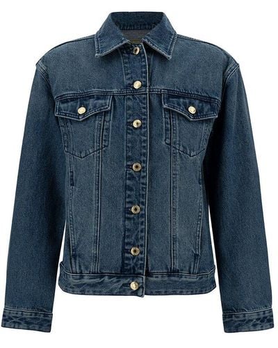 Michael Kors Classic Denim Cotton Jacket - Blue