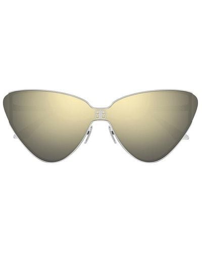 Balenciaga Cat-eye Frame Sunglasses - Metallic