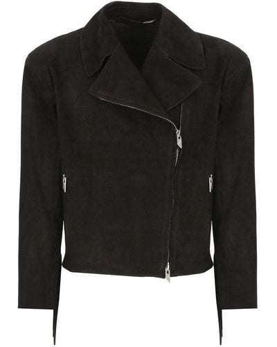 Salvatore Santoro Cropped Zipped Jacket - Black