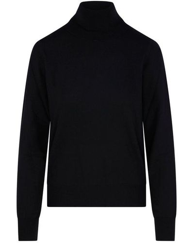 P.A.R.O.S.H. Roll Neck Long-sleeved Sweater - Black