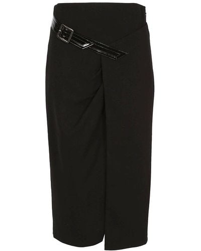 Givenchy Belt-detailed Pencil Skirt - Black