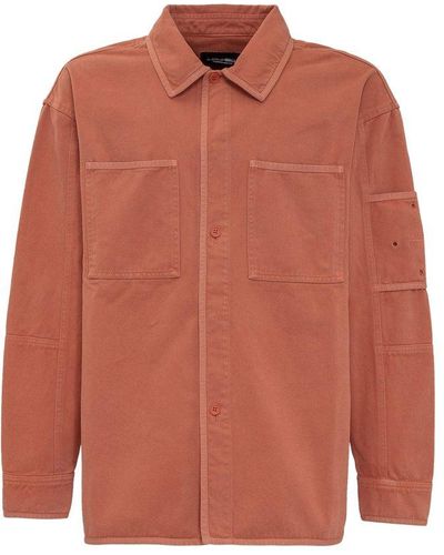 A_COLD_WALL* * Logo Embroidered Overshirt - Orange