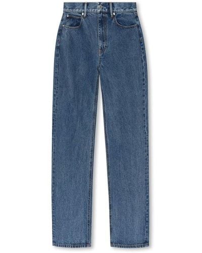 Alexander Wang Jeans With Crystals - Blue