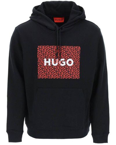 HUGO New Logo Hoodie - Black