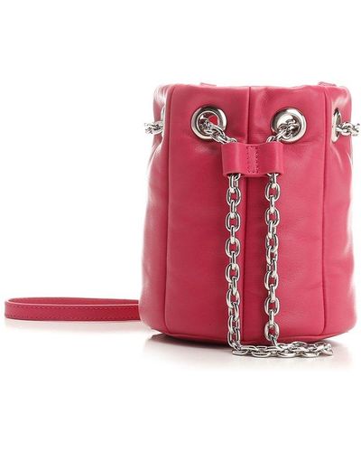 Stand Studio Yvette Chain-linked Bucket Bag - Pink