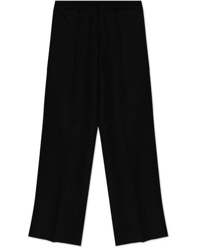 Givenchy Wool Pleat-front Trousers , - Black