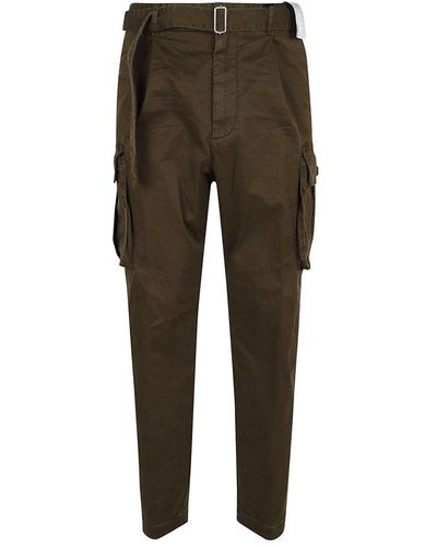 DSquared² Hunter One Pleat Trousers - Green