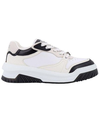 Versace Odissea Lace-up Trainers - White