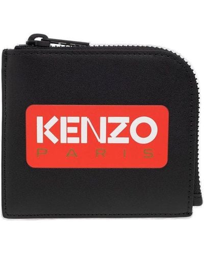 KENZO Wallet With Logo - Red