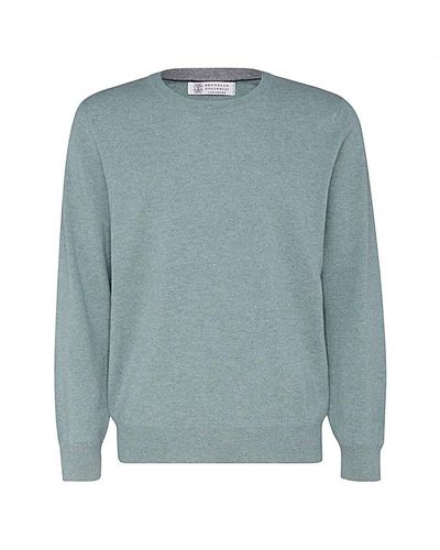 Brunello Cucinelli Sweaters - Blue