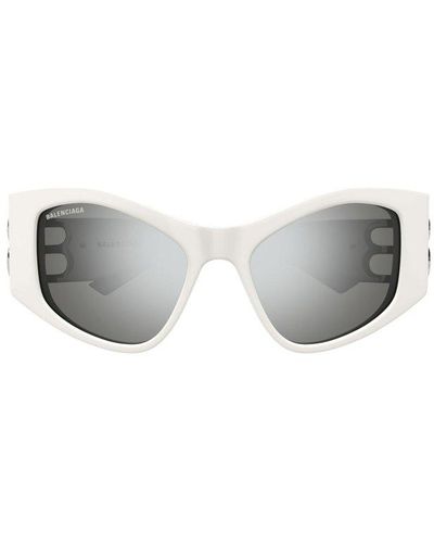 Balenciaga Dynasty Xl D-frame Sunglasses - White