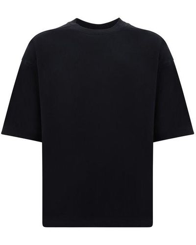 Thom Krom Short Sleeved Crewneck T-shirt - Black