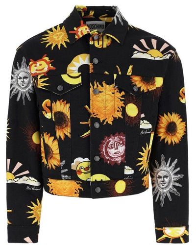 Moschino Sun Graphic Printed Jacket - Multicolour