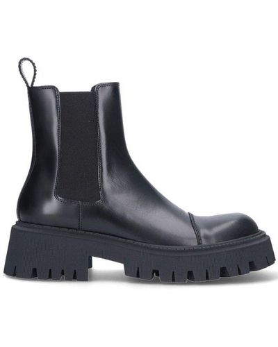 Balenciaga Tractor Chelsea Boots - Black